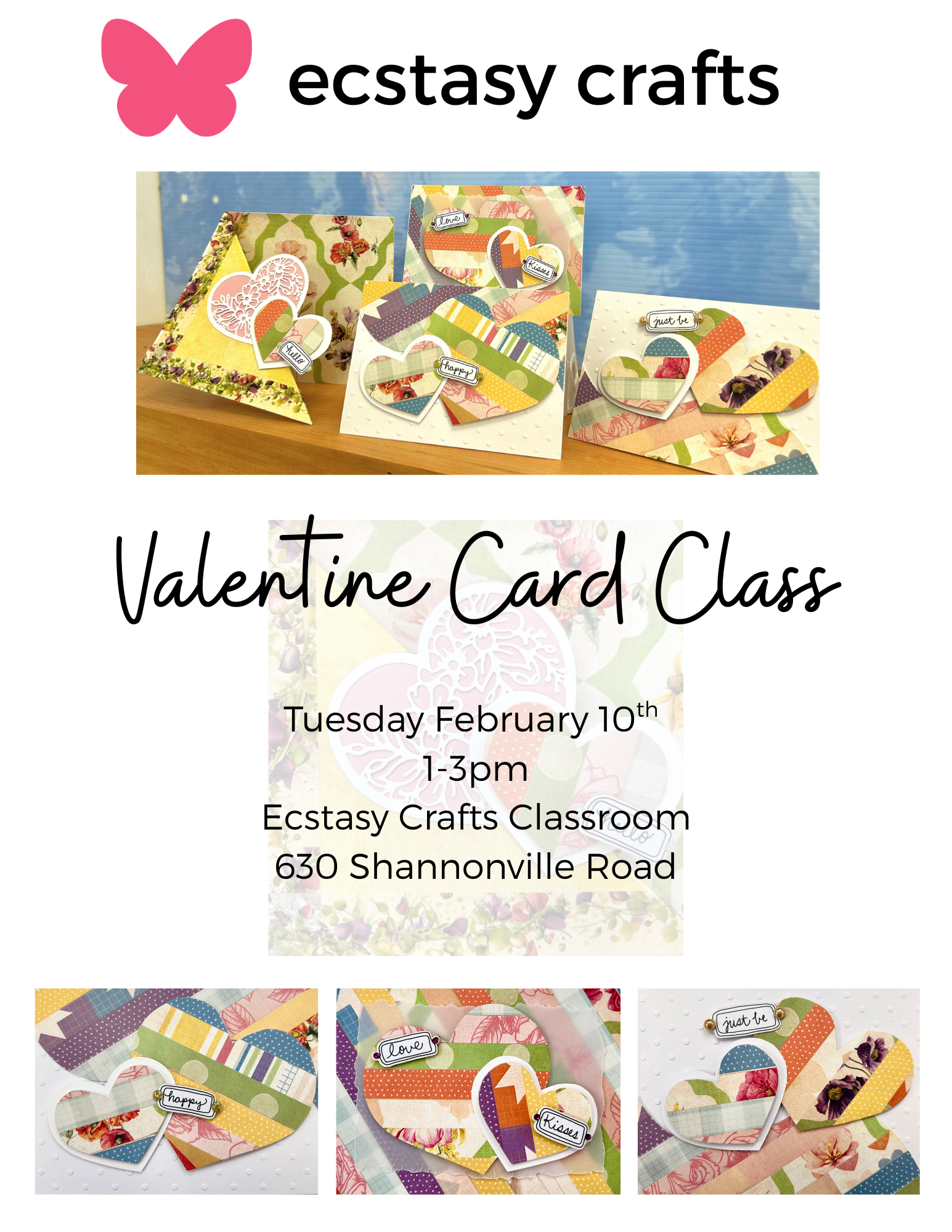 Valentine's Card Making Creative Class: In-Store