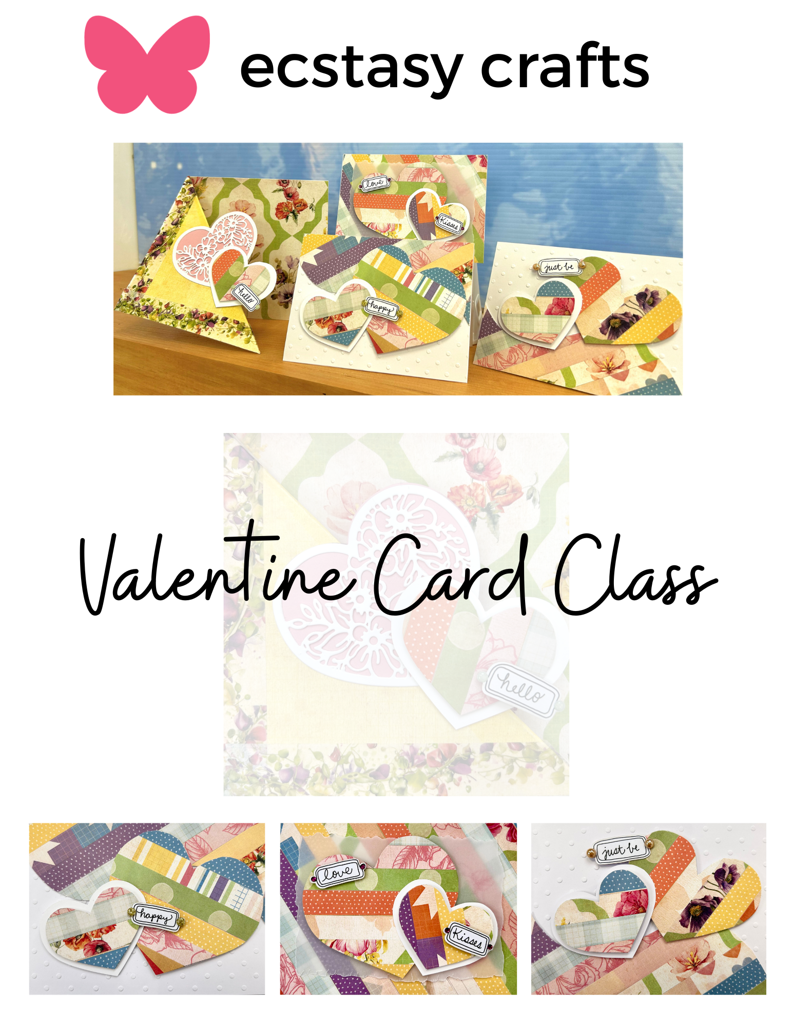 Valentine's Card Making Creative Class: Online
