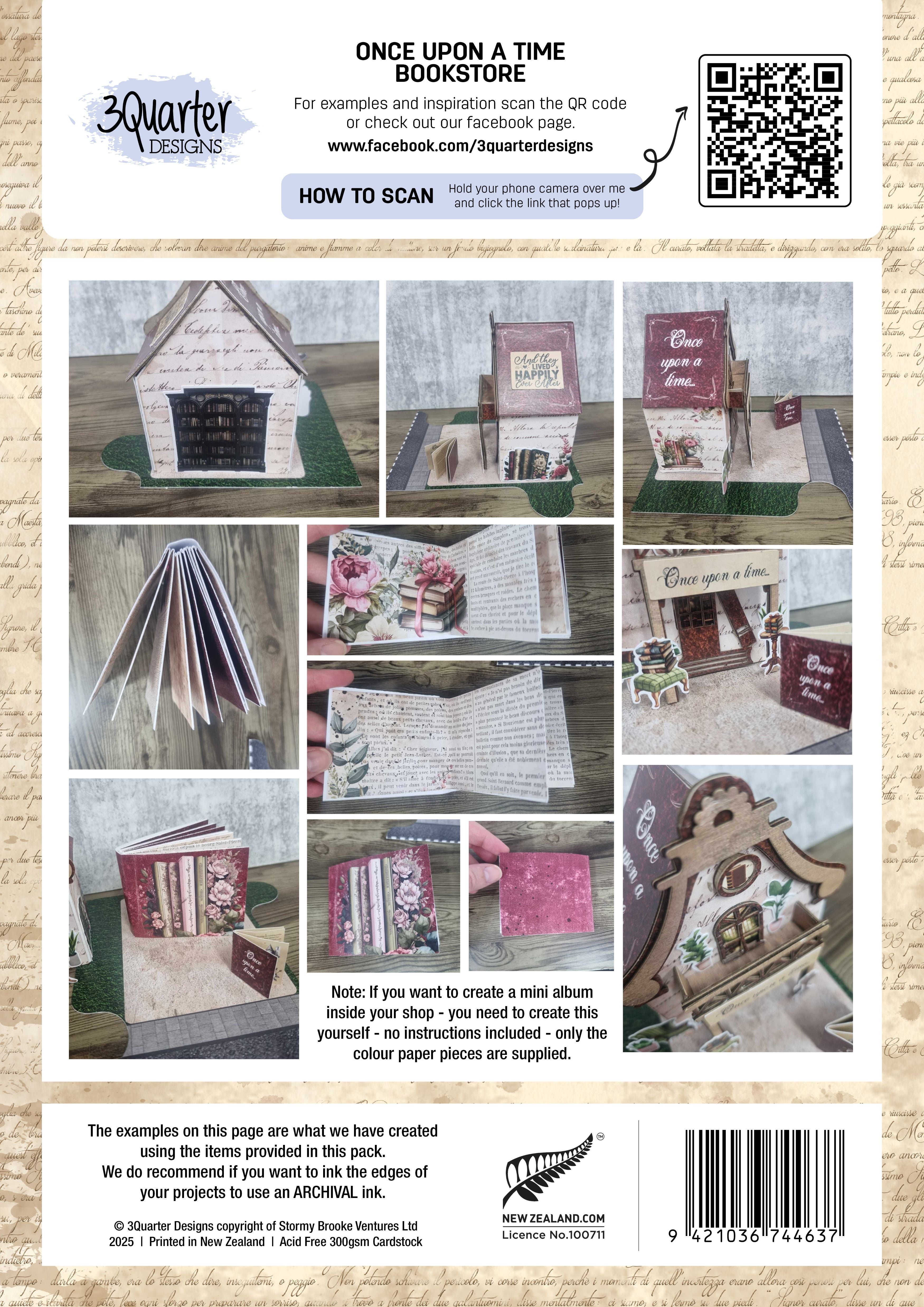 3Quarter Designs Lane Village - Once Upon A Time Book Shop