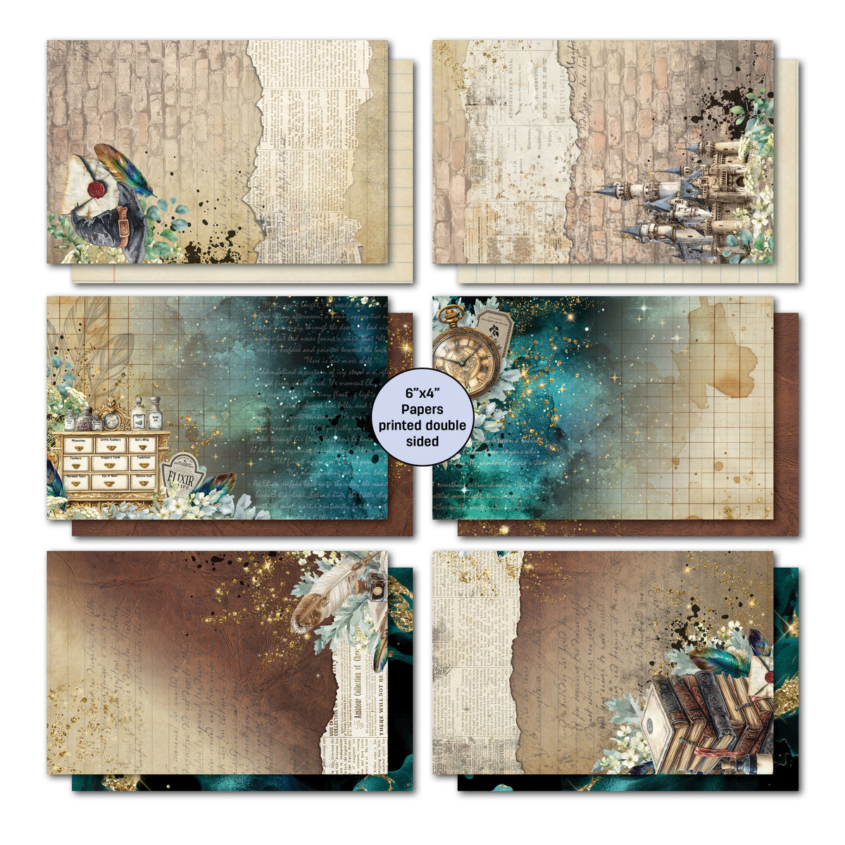 3Quarter Designs Wand Academy 6x4 Card Pack