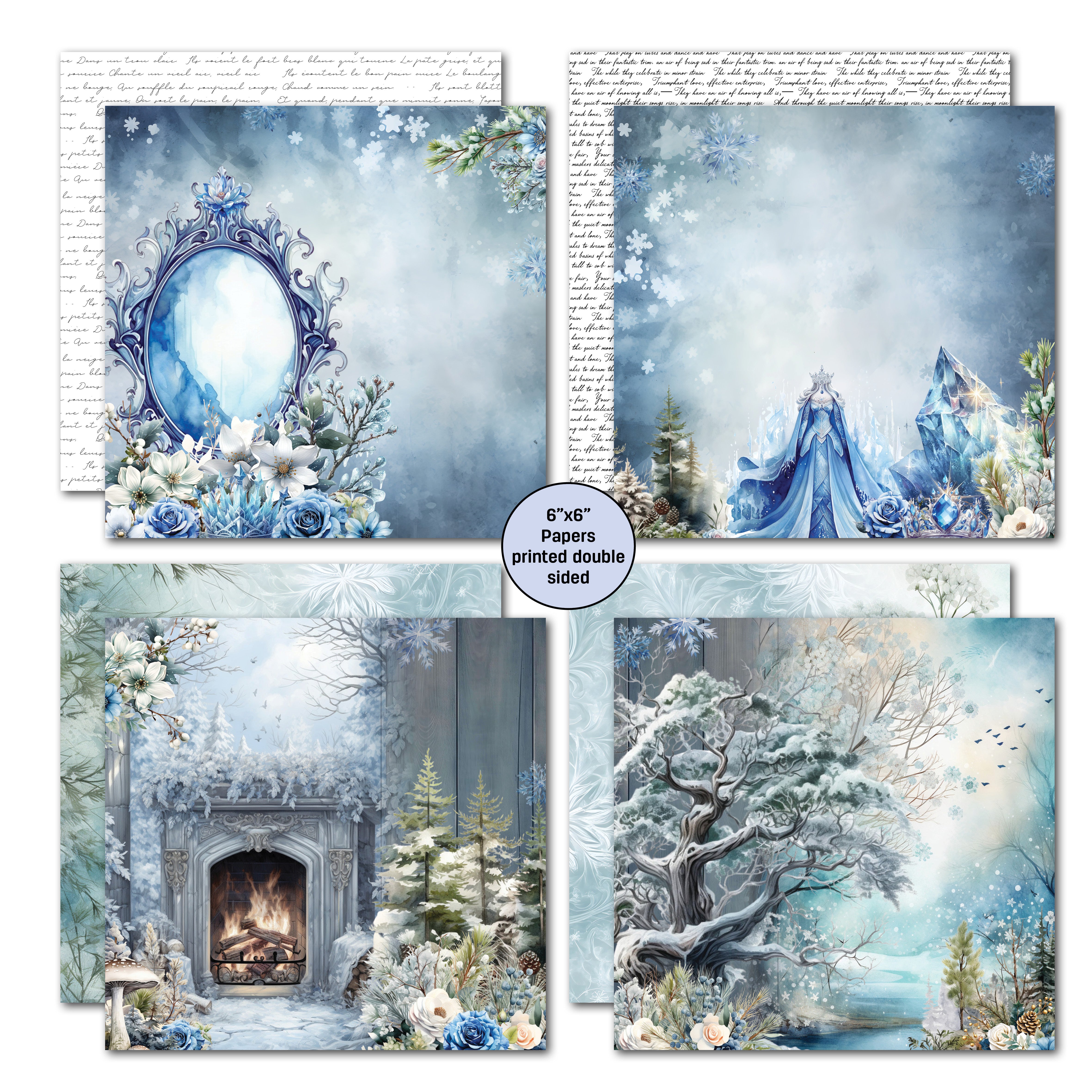 3Quarter Designs Winter Chronicles 6x6 Paper Pack