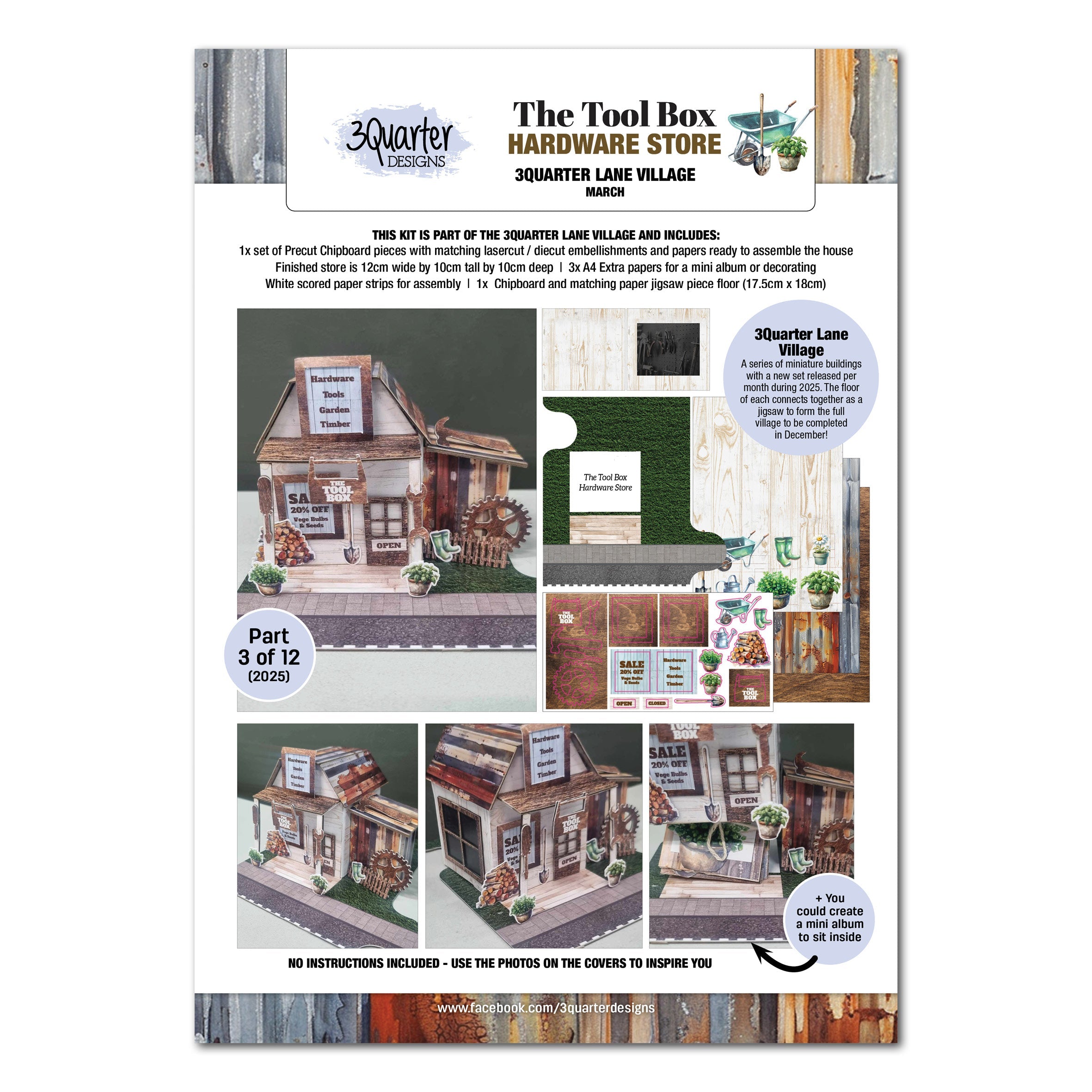 3Quarter Designs Lane Village - The Tool Box Hardware Store