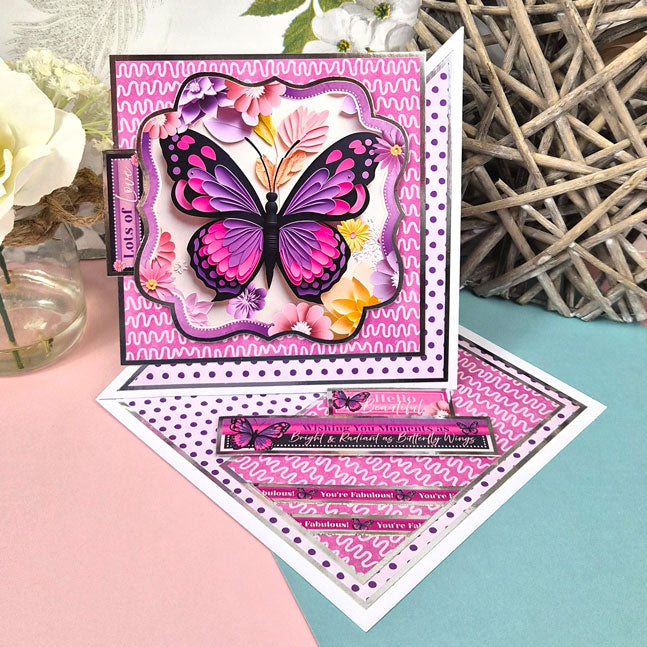 Whopper Topper Pad - Paper Art Butterflies