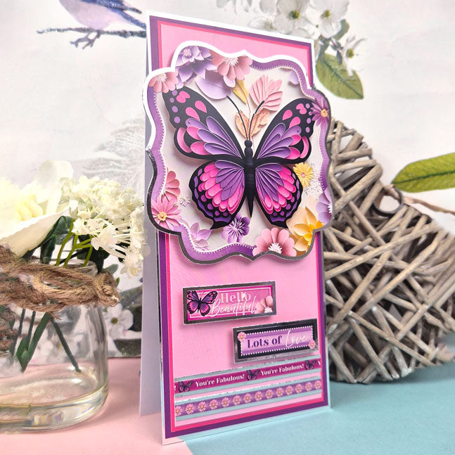 Whopper Topper Pad - Paper Art Butterflies