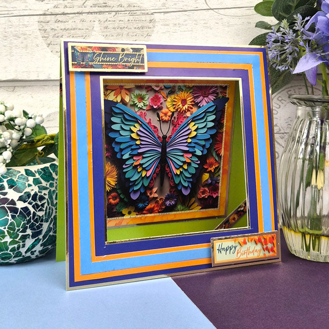 Whopper Topper Pad - Paper Art Butterflies