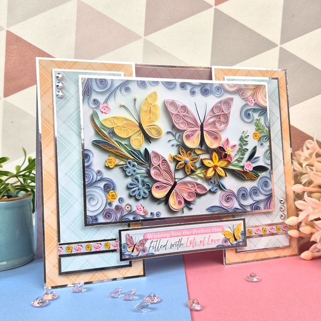 Whopper Topper Pad - Paper Art Butterflies