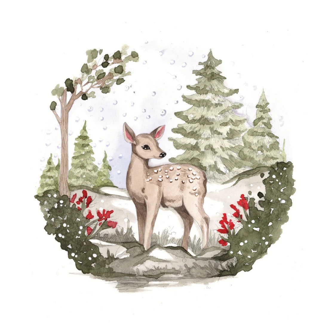 Willow Wolfe - Watercolor Workbook: Winter Glow by Willow & Nya Wolfe