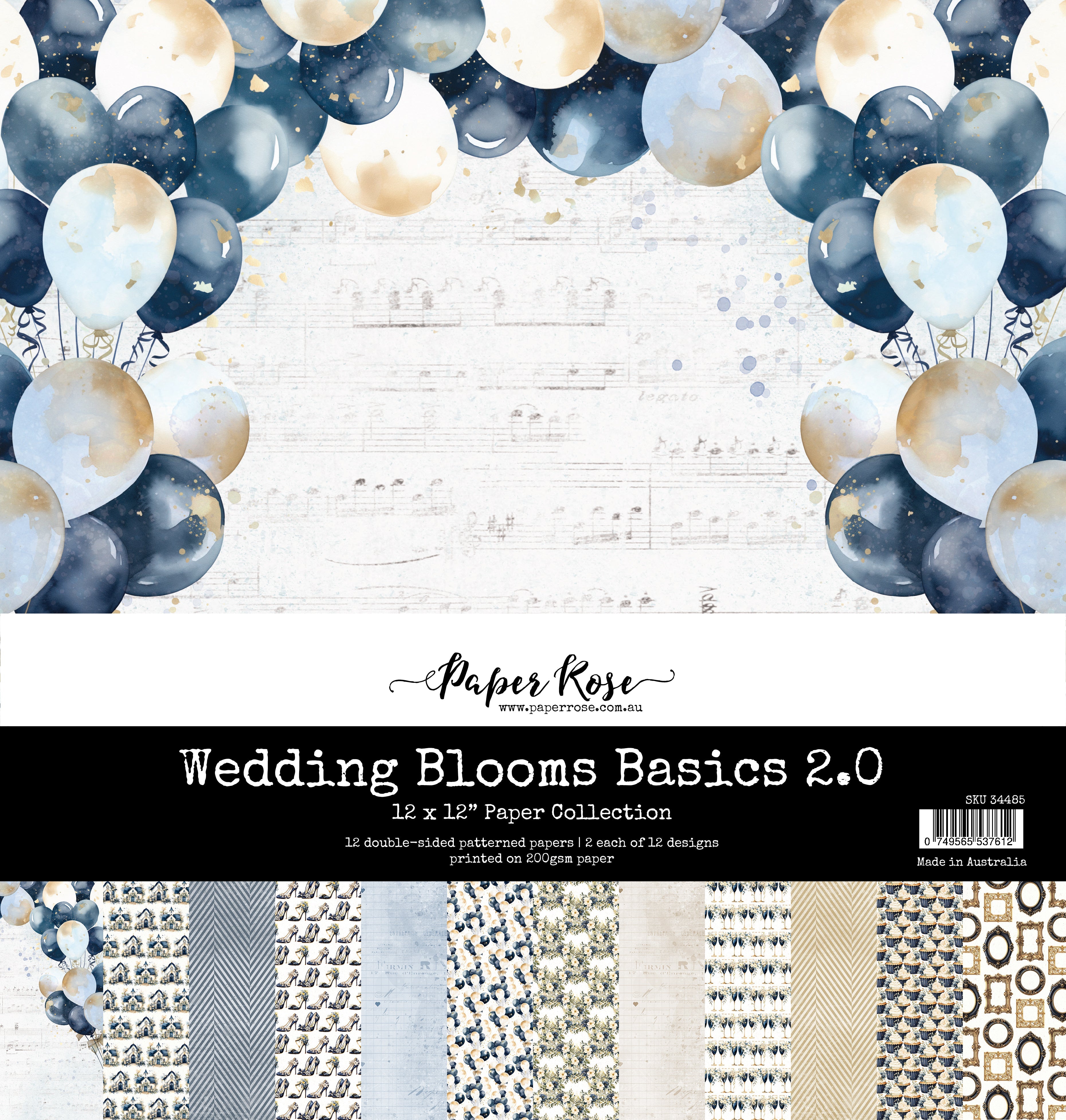 Wedding Blooms Basics 2.0 12x12 Paper Collection 34485