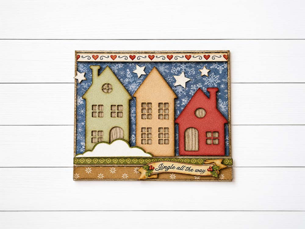 Art Paper Shapes Laser Cut - Christmas