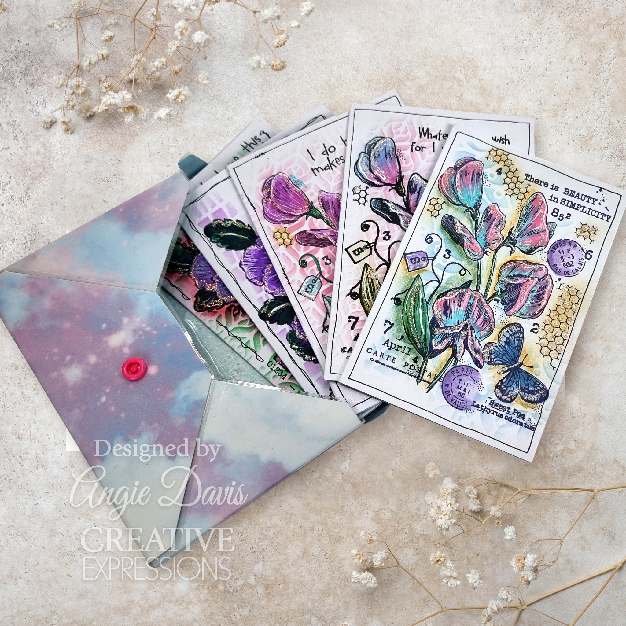 Woodware Mezzo 6 in x 6 in Stencil