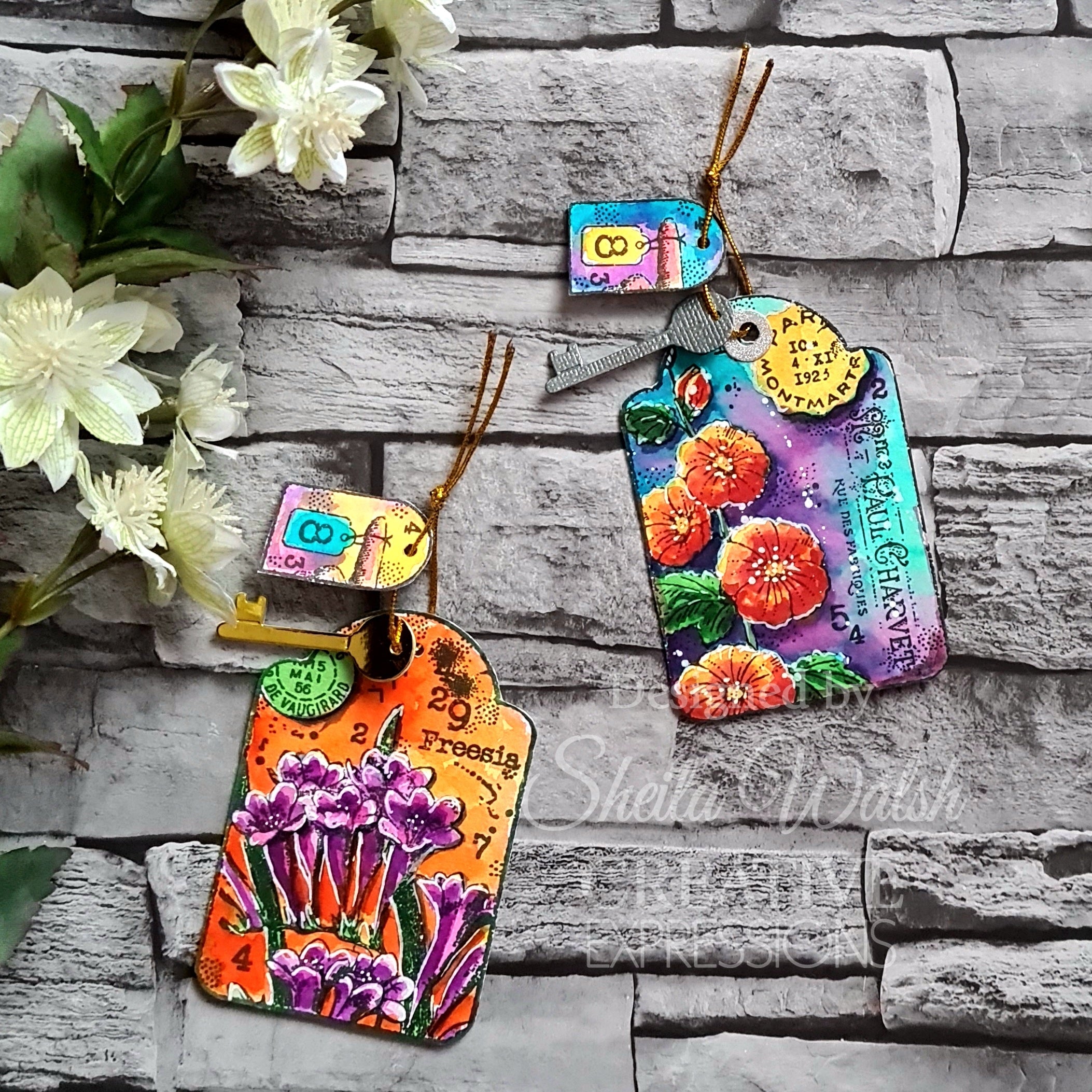 Woodware Clear Singles Garden Tags 6 in x 8 in Stamp