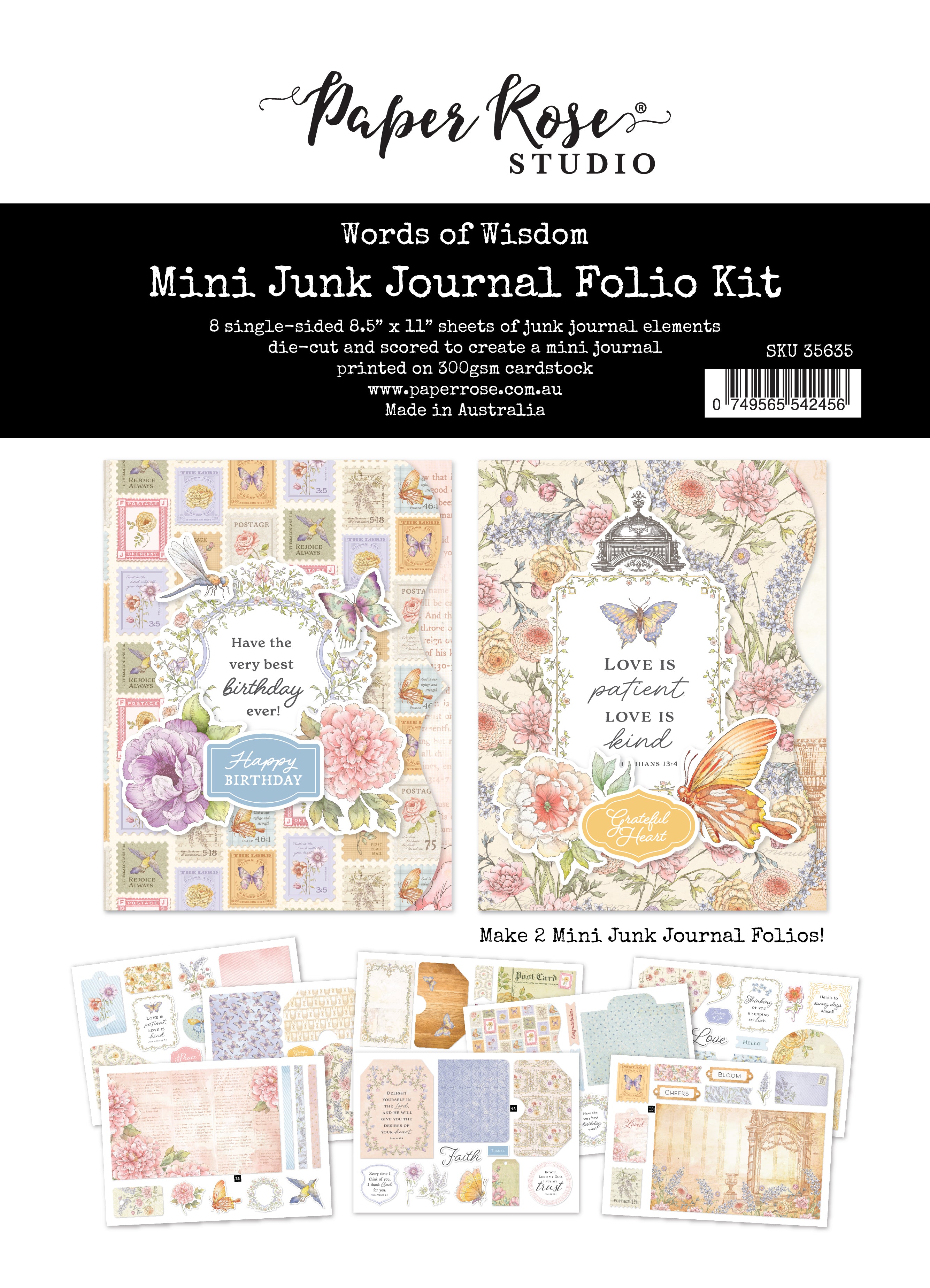 Words of Wisdom Mini Folio Kit 35635