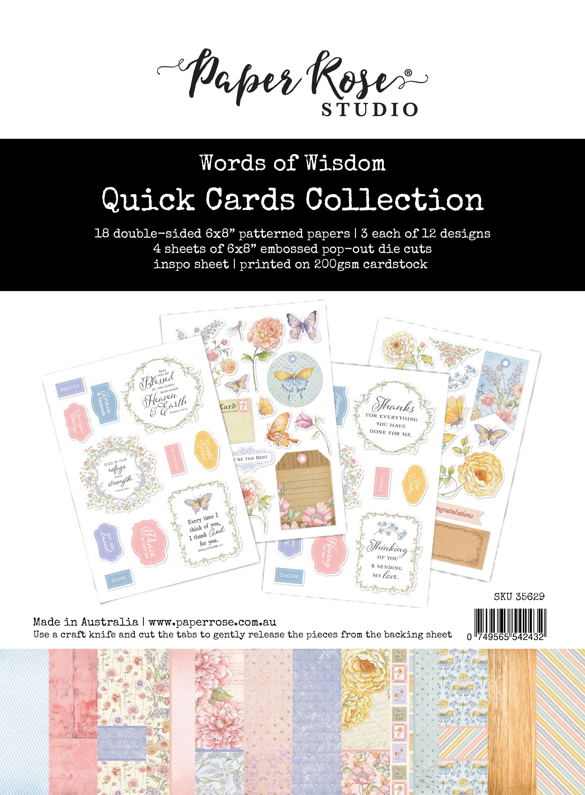 Words of Wisdom Quick Cards Kit 35629