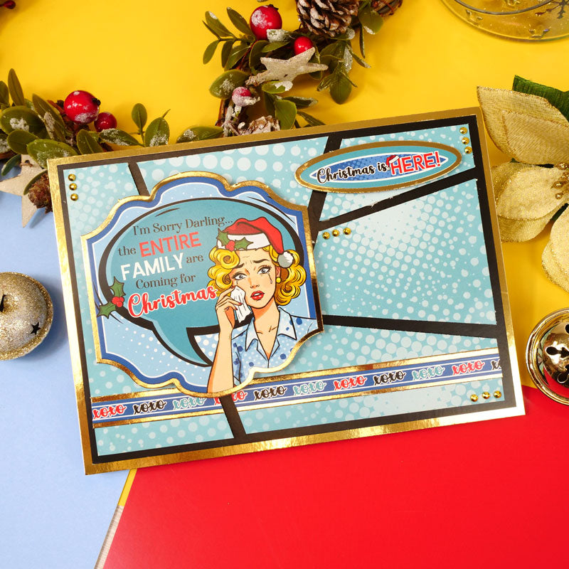 Christmas Crackers Topper Sheet - Christmas Spirit