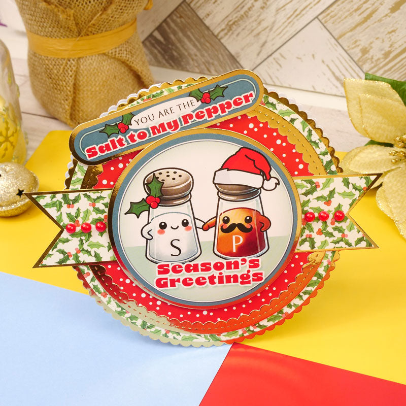 Christmas Crackers Topper Sheet - Festive Food