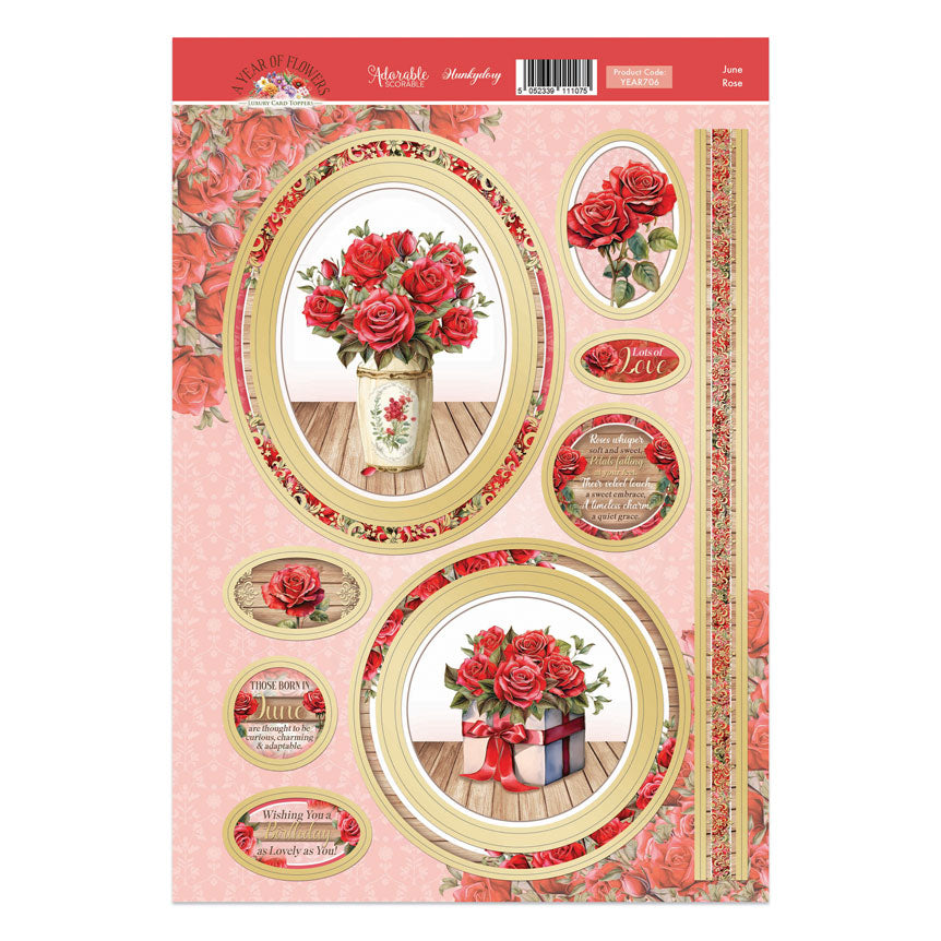 June - Rose Luxury Topper Sheet