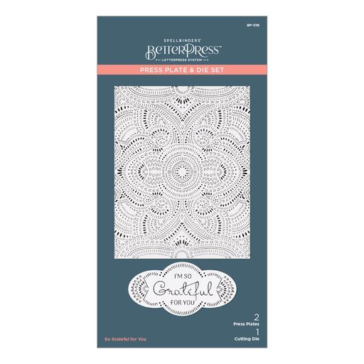 So Grateful for You Press Plate & Die Set from the BetterPress Collection