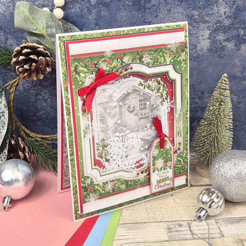 An Artist's Garden at Christmas Luxury Card Inserts & Papers