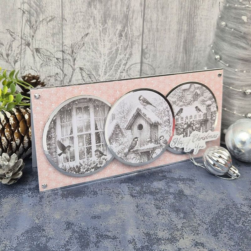 An Artist's Garden at Christmas Luxury Card Inserts & Papers