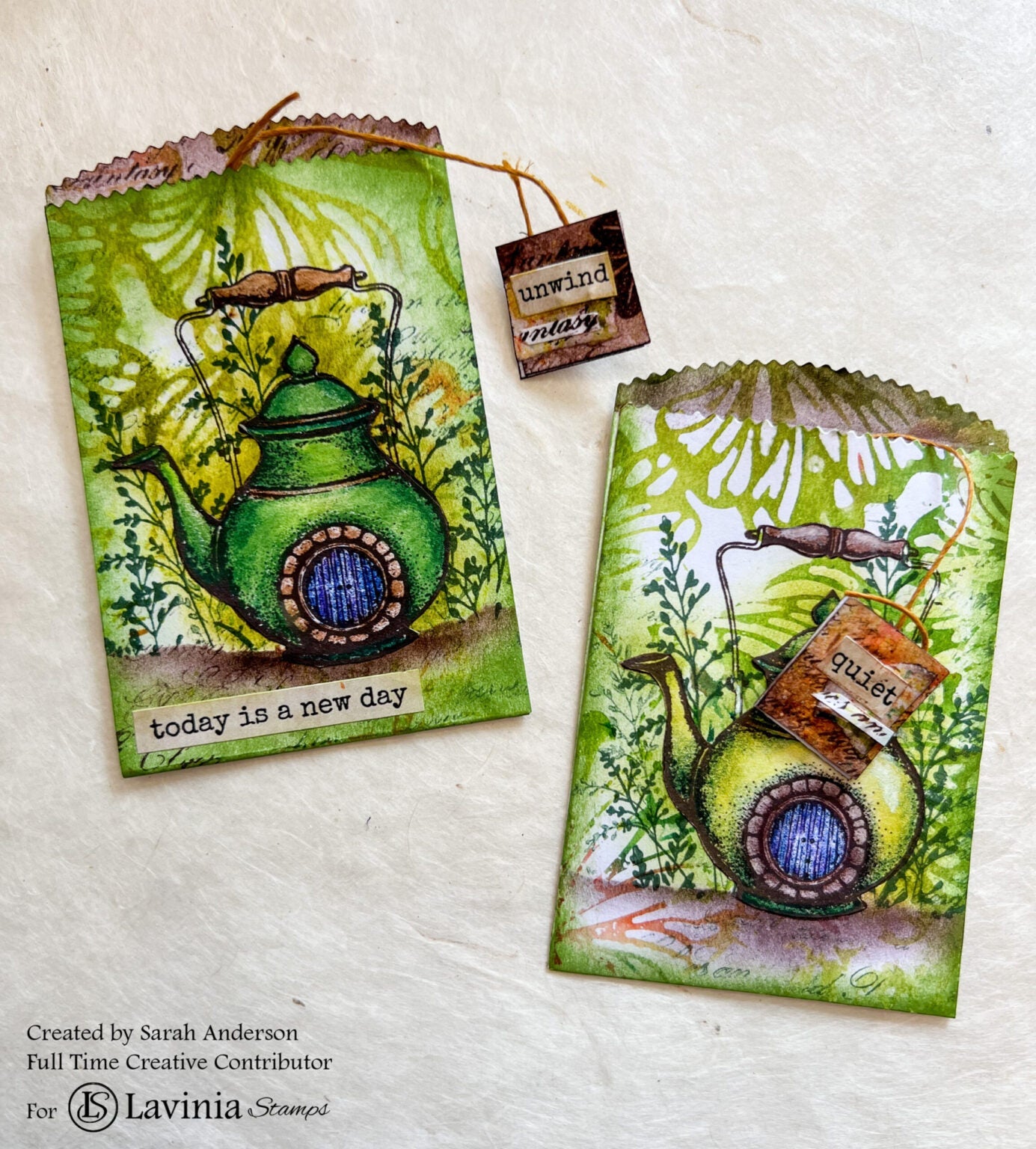 Lavinia Stamps - Tea Leaf Dwelling Stamp