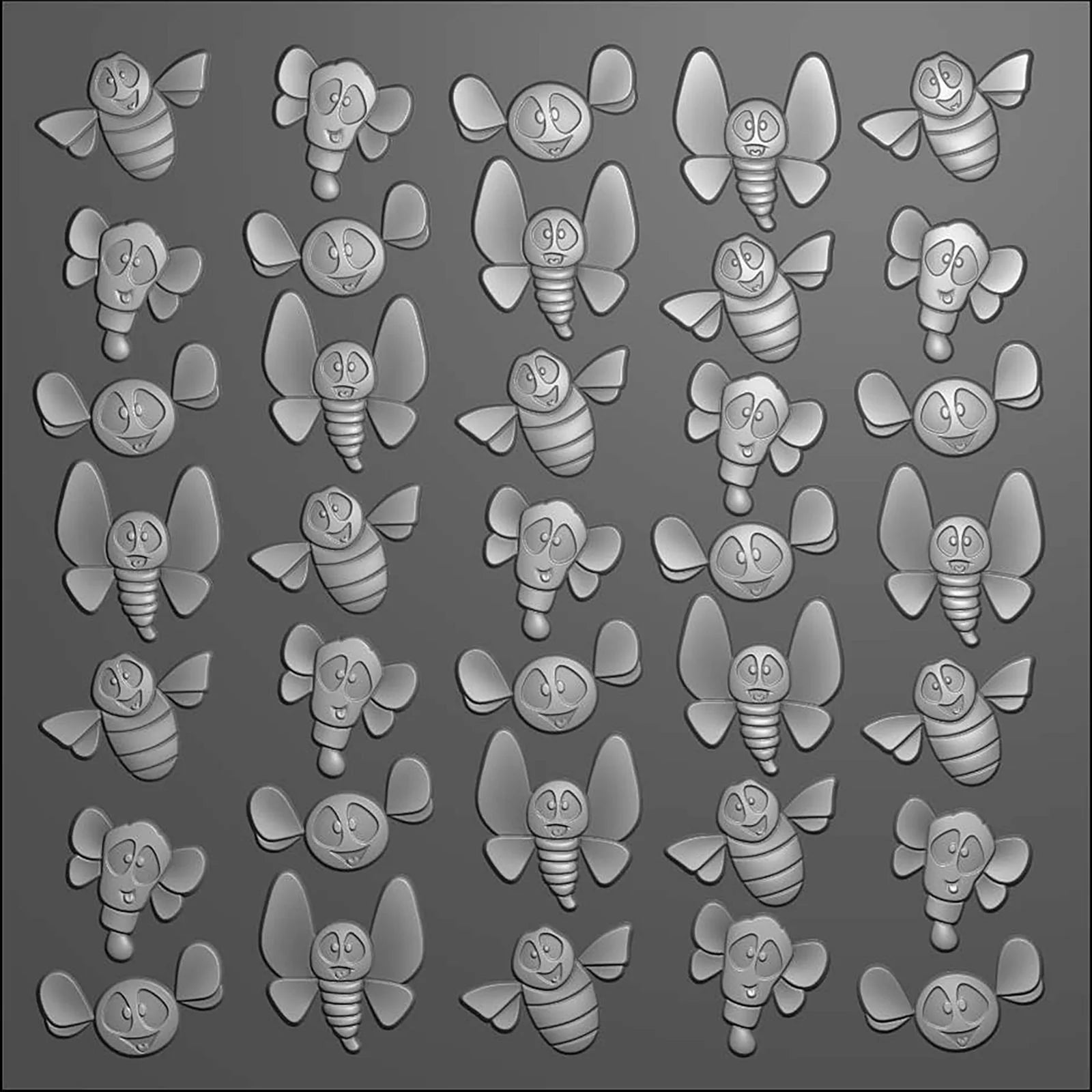 Vaessen Creative • 3D Embossing Folder by Carla Creates Zoom 5.9x5.9"