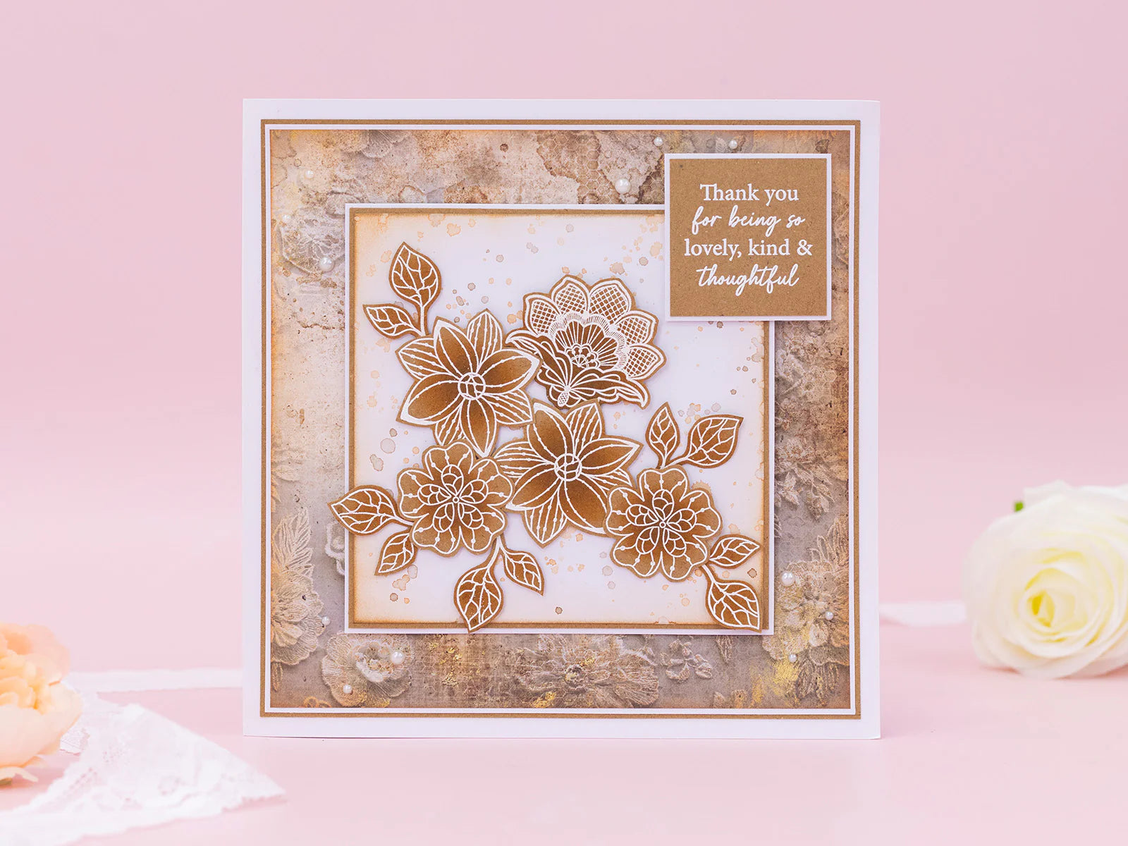 Sara Signature Antique Lace - 6" x 6" Paper Pad