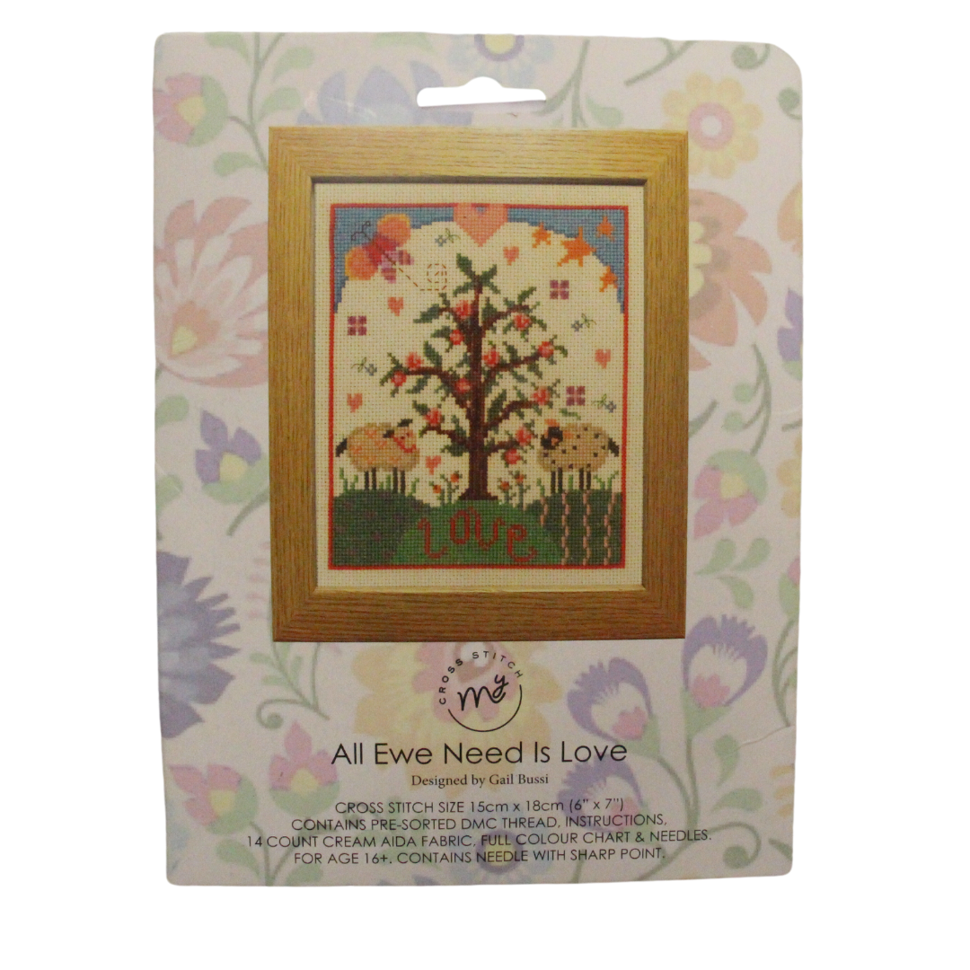 All Ewe Need Is Love - Cross Stitch