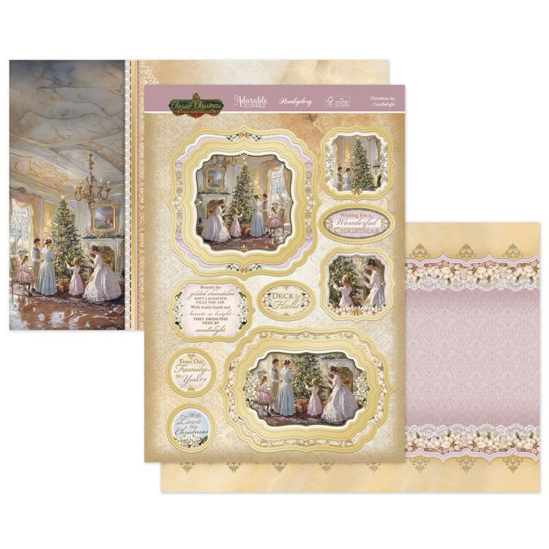 Christmas by Candlelight Luxury Topper Set