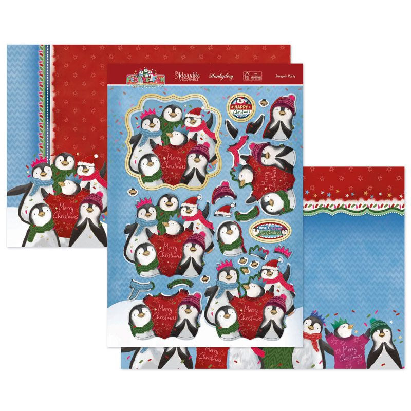 Penguin Party Luxury Topper Set