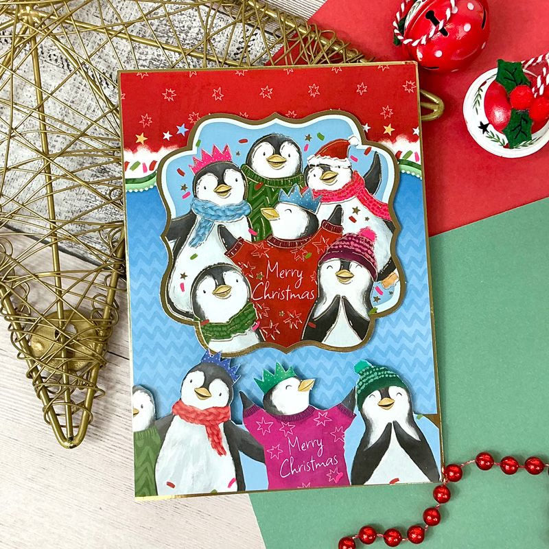 Penguin Party Luxury Topper Set