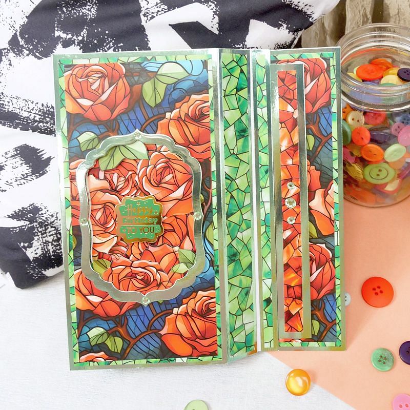 Duo Design Paper Pads - Stained Glass & Cracked Glass
