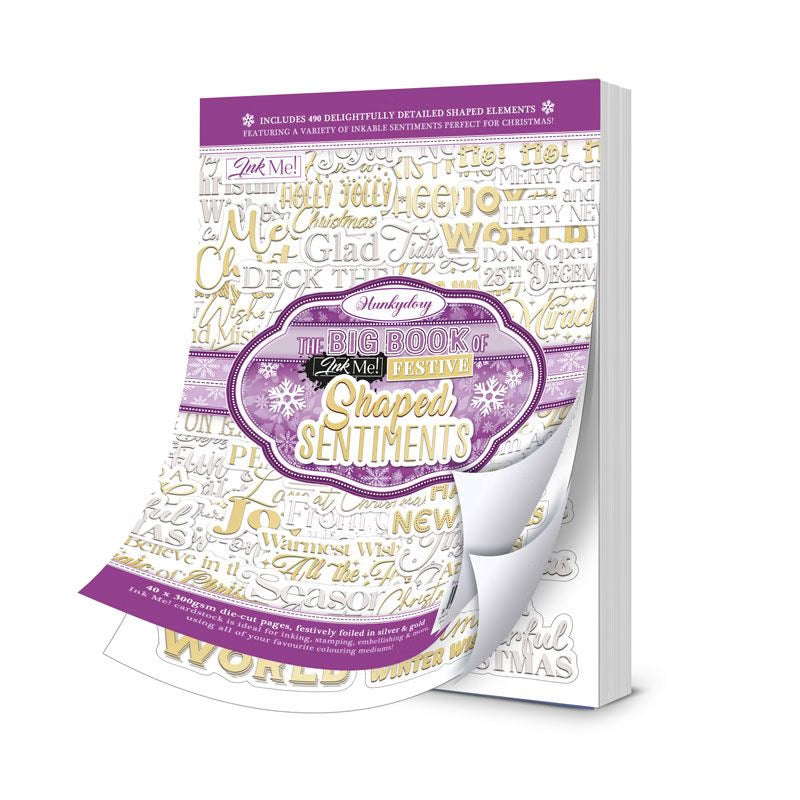 The Big Book of Ink Me! Festive Shaped Sentiments