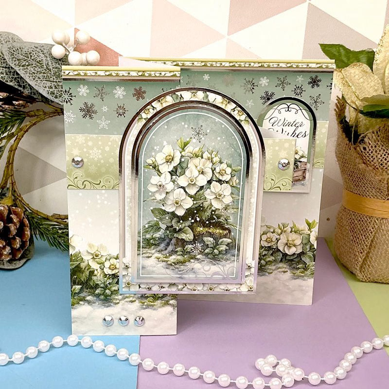 Christmas Roses Luxury Topper Set