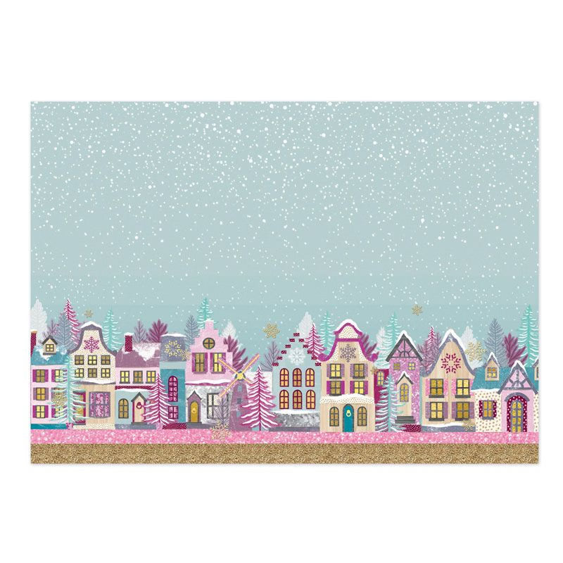 Christmas Village Luxury Topper Set