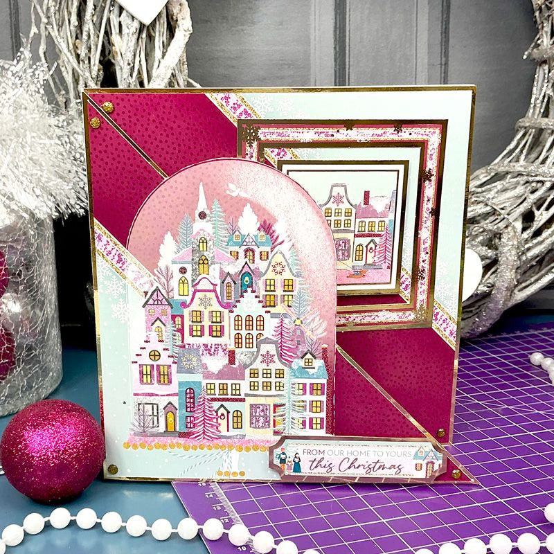 Christmas Village Luxury Topper Set