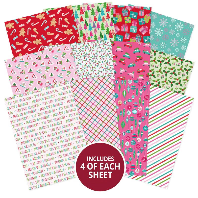 Hunkydory Essential Selection Paper Pad - Cute Christmas