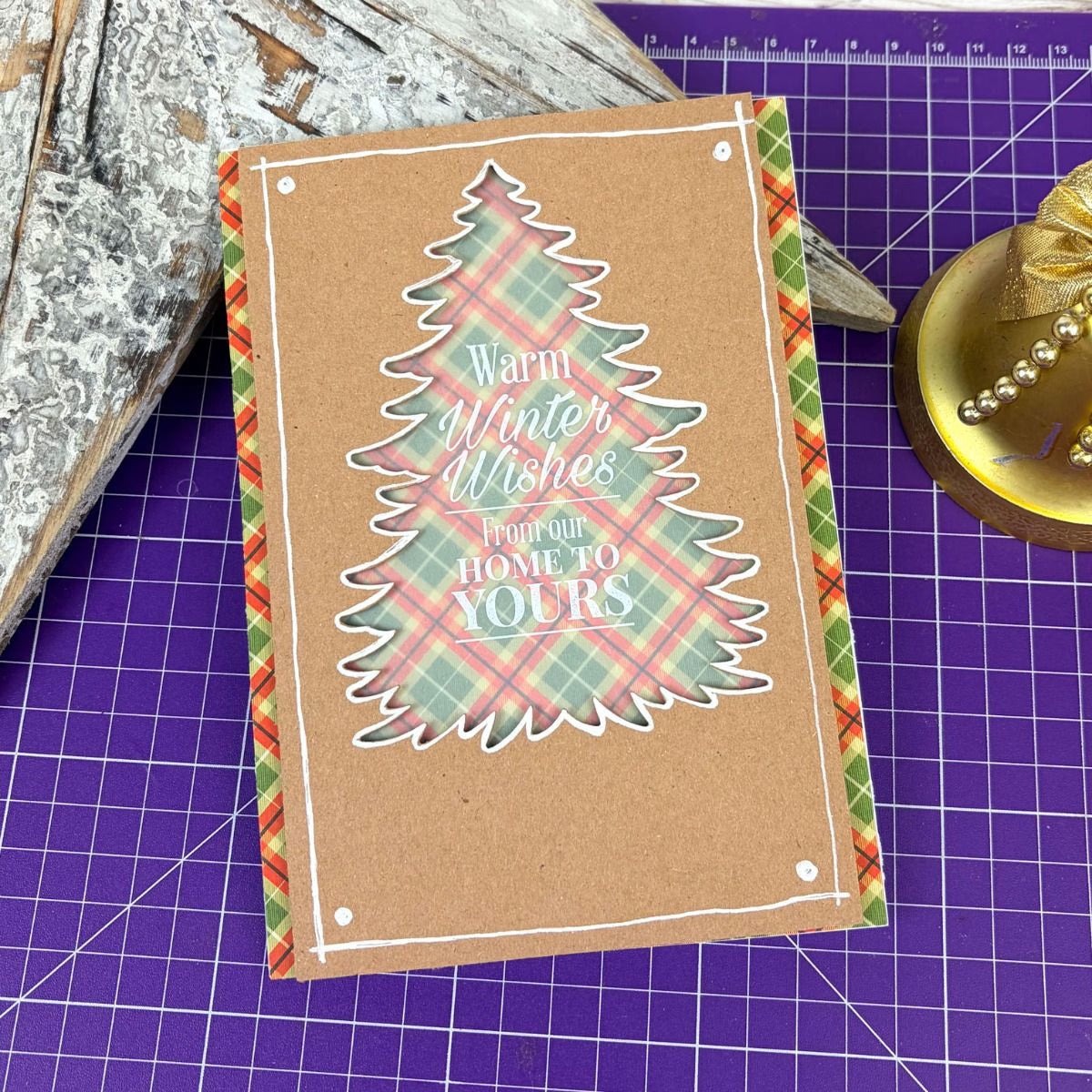 Hunkydory Essential Selection Paper Pad - Festive Tartan