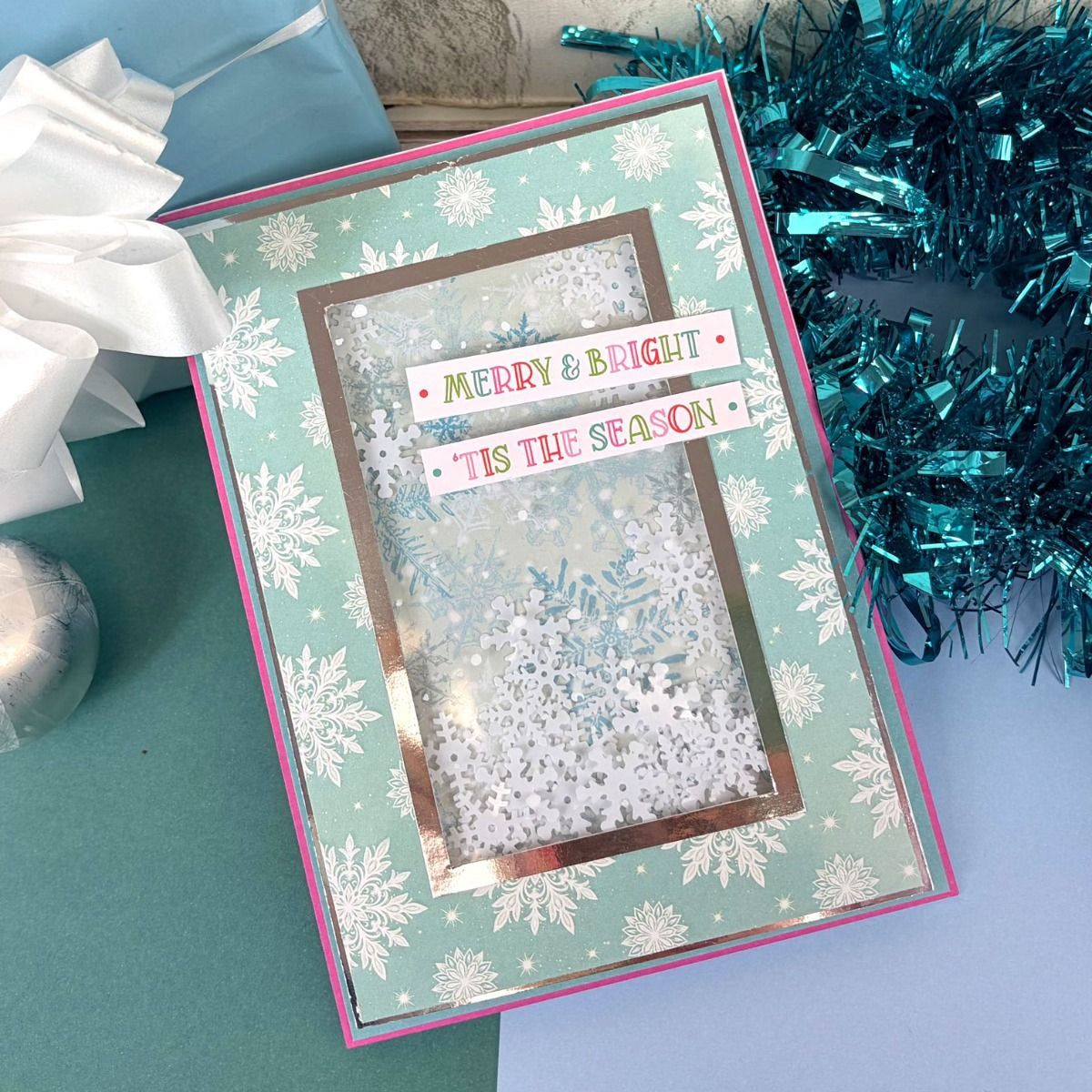 Hunkydory Essential Selection Paper Pad - Pastel Snowflakes