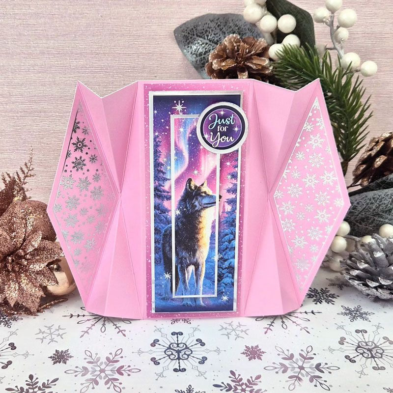 Festive Foiled Fan Card Blanks