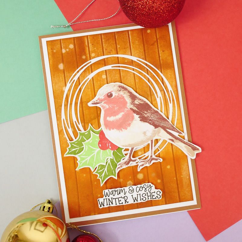For the Love of Stamps - Layering Red Robin