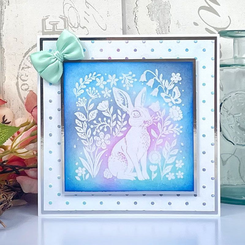 For the Love of Stamps - Etched Hare
