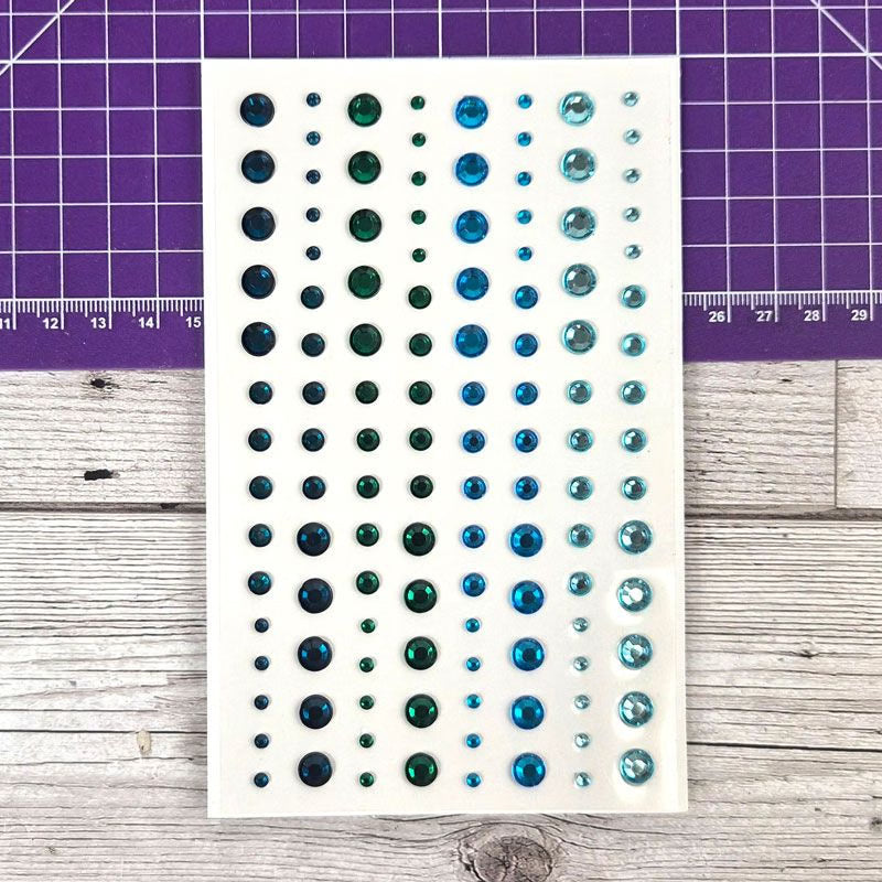 Diamond Sparkles Gemstones - Ocean Blues