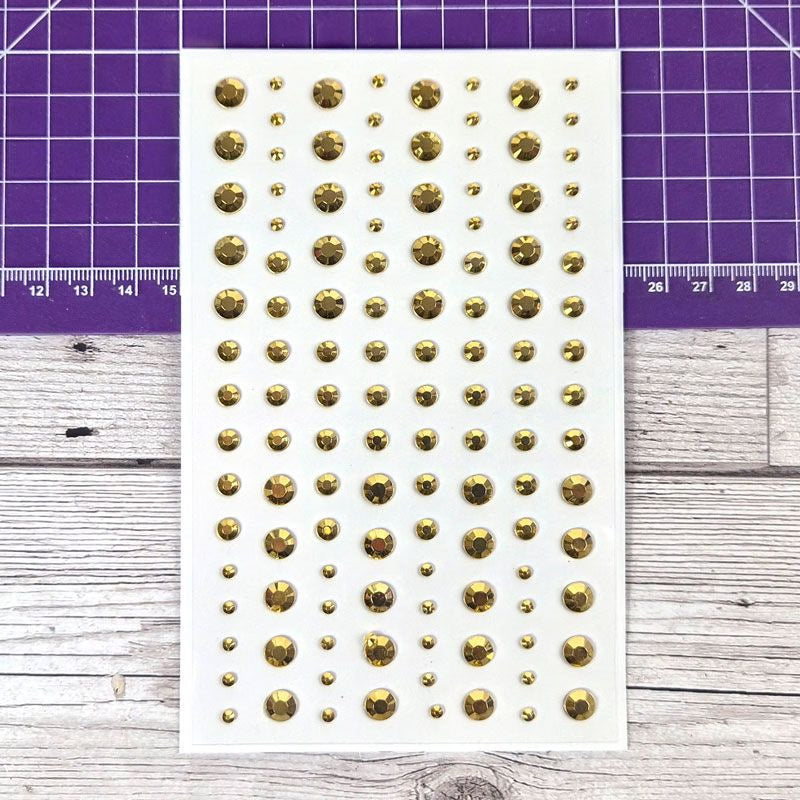 Diamond Sparkles Gemstones - Glistening Gold
