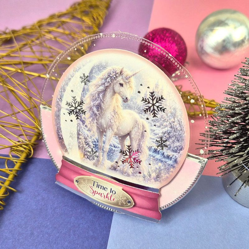 A White Christmas Snow Globe Toppers