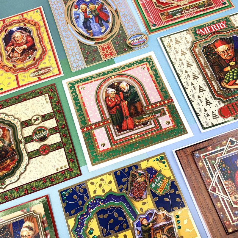 Golden Oldies - Festive Senior Moments Luxury Card Toppers Kit