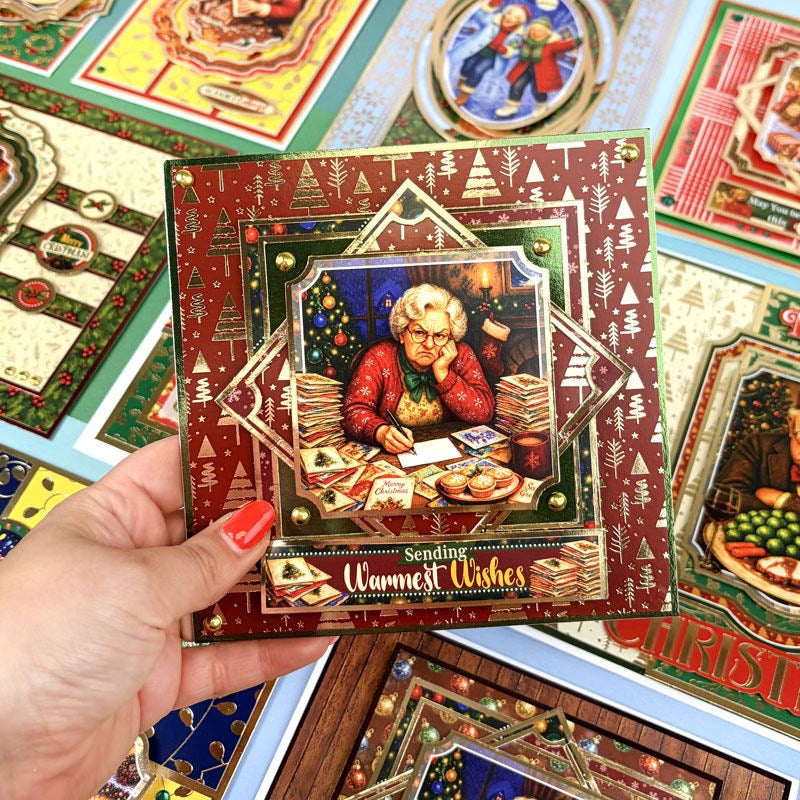 Golden Oldies - Festive Senior Moments Luxury Card Toppers Kit
