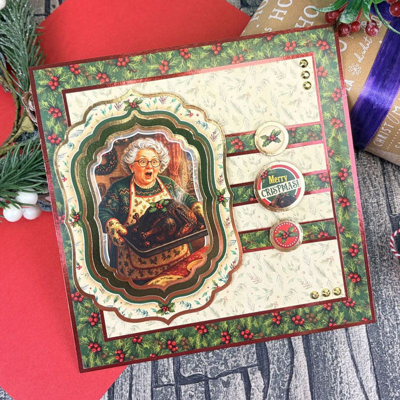 Golden Oldies - Festive Senior Moments 8" x 8" Paper Pad