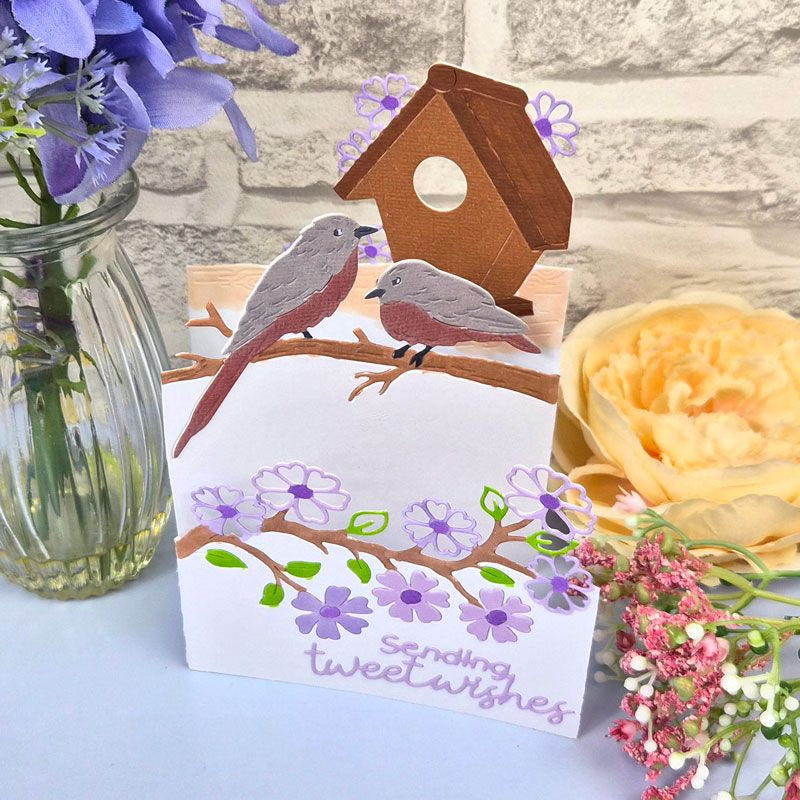 Moonstone Dies - Blossoming Birdhouse