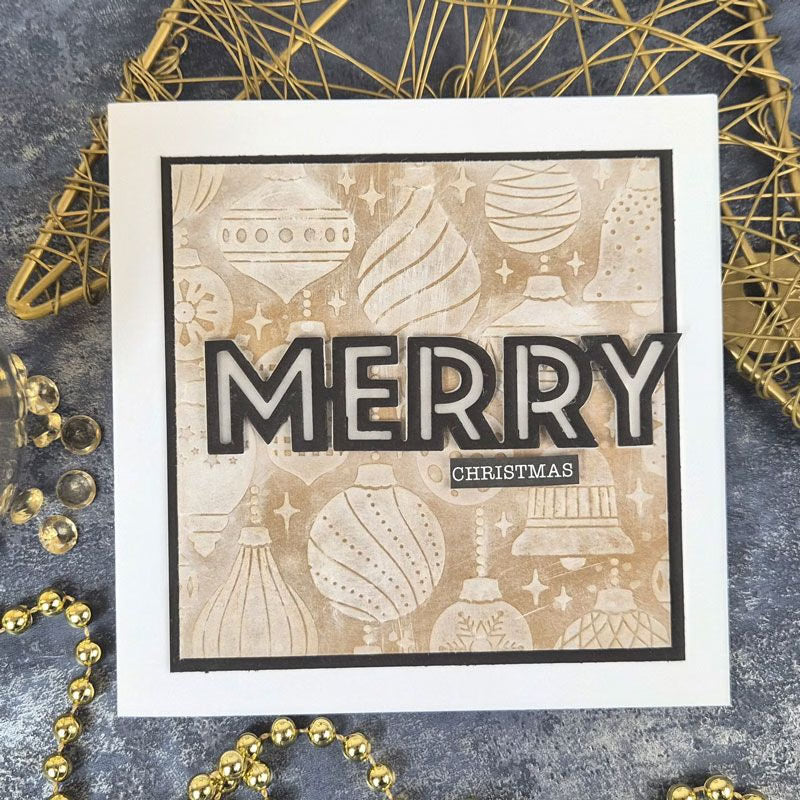 Moonstone Embossing Folders - Decorative Baubles