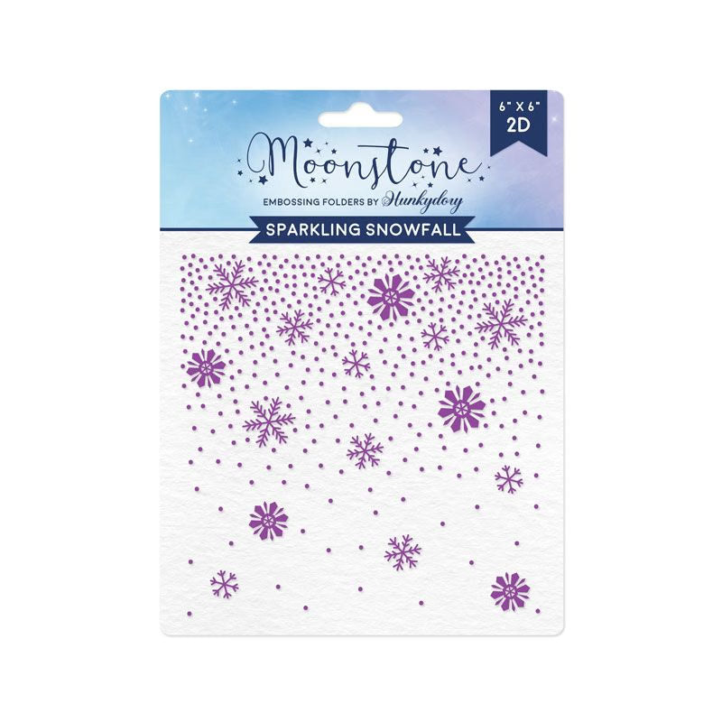 Moonstone Embossing Folders - Sparkling Snowfall